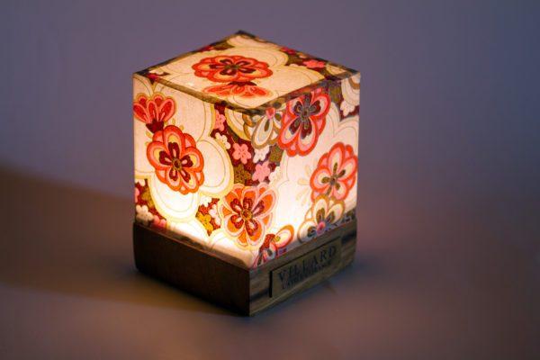 «Le P'tit Villard», photophore à bougie LED par l'Atelier Villard.