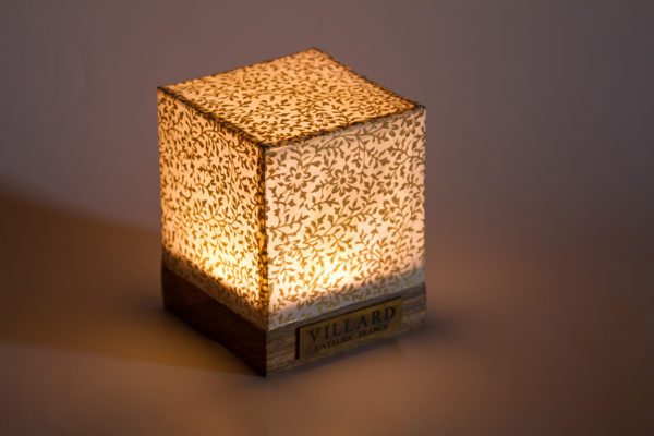 «Le P'tit Villard», photophore à bougie LED par l'Atelier Villard.