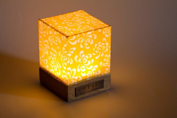 «Le P'tit Villard», photophore à bougie LED par l'Atelier Villard.