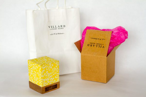 «Le P'tit Villard», photophore à bougie LED par l'Atelier Villard.