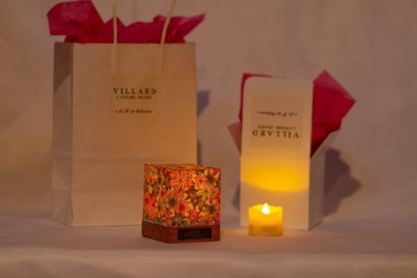 « Le P'tit Villard », photophore à bougie LED, par l'Atelier Villard.