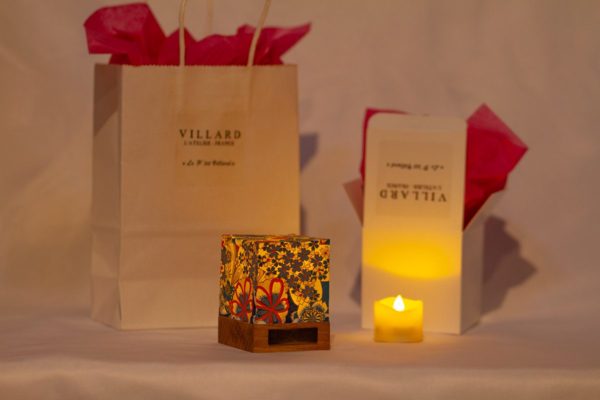 « Le P'tit Villard », photophore à bougie LED, par l'Atelier Villard.