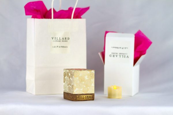 « Le P'tit Villard », photophore à bougie LED, par l'Atelier Villard.