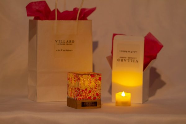 « Le P'tit Villard », photophore à bougie LED, par l'Atelier Villard.