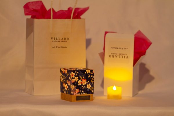 « Le P'tit Villard », photophore à bougie LED, par l'Atelier Villard.