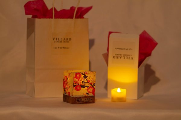 « Le P'tit Villard », photophore à bougie LED, par l'Atelier Villard.