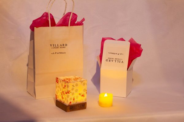 « Le P'tit Villard », photophore à bougie LED, par l'Atelier Villard.