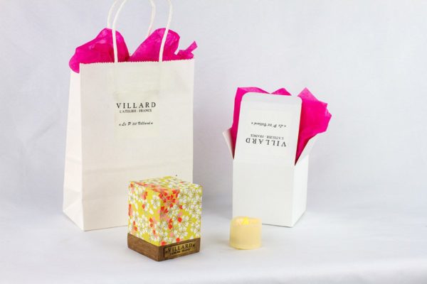 « Le P'tit Villard », photophore à bougie LED, par l'Atelier Villard.