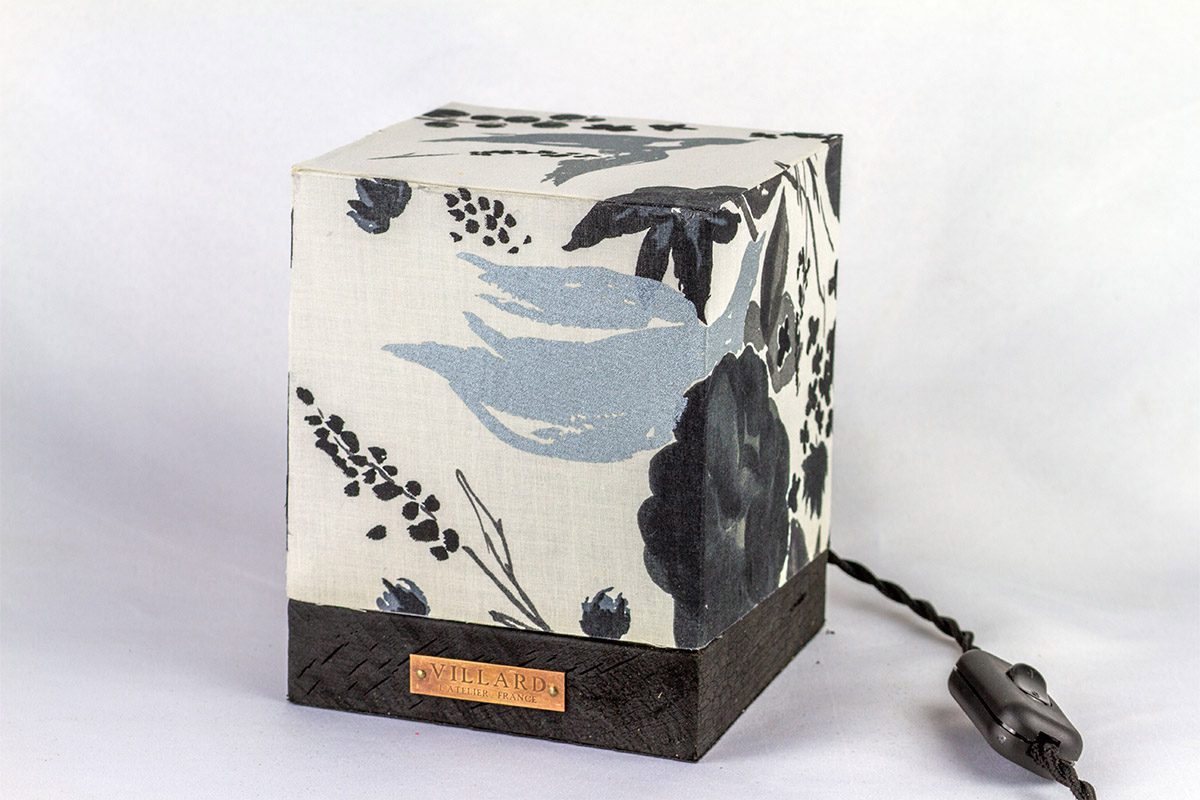 Le cube Villard, tissus japonais de l'artiste Naomi Ito pouyr sa marque nani IRO.