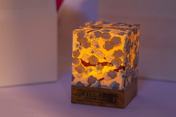 « Le P'tit Villard », photophore à bougie LED, par l'Atelier Villard.