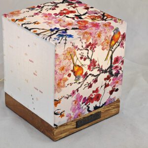 Le cube Villard Après la Pluie, lanterne électrique par l'Atelier Villard