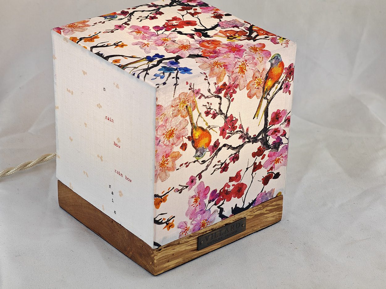 Le cube Villard Après la Pluie, lanterne électrique par l'Atelier Villard